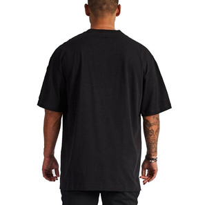 เสื้อยืดผ้าฝ้ายคอกลมทรงหลวมพิมพ์ลายสำหรับผู้ชายเสื้อยืดพิมพ์ลายแบบธรรมดาพิมพ์ลายหน้าจอ3D โลโก้ตามสั่ง - Product Image 2