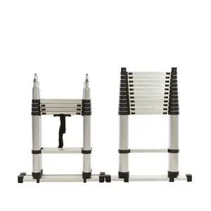 Aluminium Telescopic Ladder Folding Step EN131 Soft Close