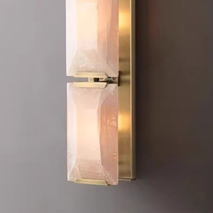 Lampe murale d'extérieur en cuivre moderne personnalisée de l'usine <span class=keywords><strong>VH</strong></span> de haute qualité nouvelle LED pour la décoration de projet d'hôtel et de villa Décoration murale en marbre - Product Image 3