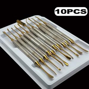 Kit de 10 Piezas de Elevadores Periósticos para Implantes Dentales, Herramienta Separadora Reflectante y Retráctil para Cirugía Periodontal Oral Maxilofacial - Product Image 6