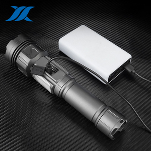 <span class=keywords><strong>Linterna</strong></span> Táctica LED de Alta Calidad, Recargable, <span class=keywords><strong>Linterna</strong></span> Láser Blanca de Mano, Resistente al Agua, de Largo Alcance, para Exteriores - Product Image 4
