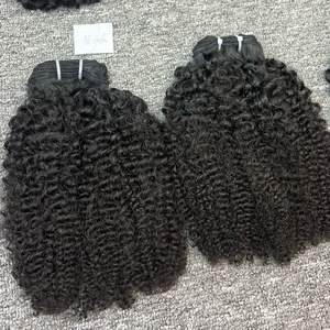 ผมเวียดนามหยักศกสามมัด100% ผมมนุษย์สำหรับผู้หญิงผิวดำฐานลูกไม้ที่มีสี HD - Product Image 5