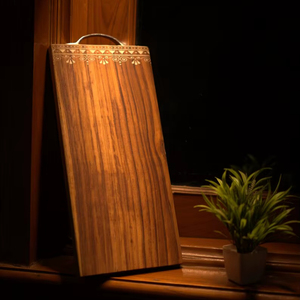 Planche à découper et plateau de service en bois Forme rectangulaire durable 12mm d'épaisseur - Product Image 1