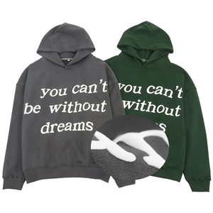 Sweat-shirt 100% coton de haute qualité pour hommes unisexe, sweat à capuche personnalisé, broderie, impression bouffante pour l'hiver, personnalisation en gros - Product Image 1