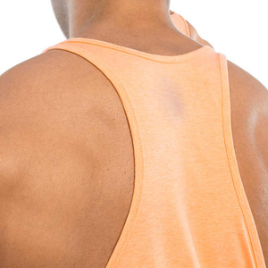 Débardeur de sport en coton respirant à séchage rapide, de qualité supérieure, écologique, avec col rond côtelé, couleurs personnalisées pour hommes - Product Image 3