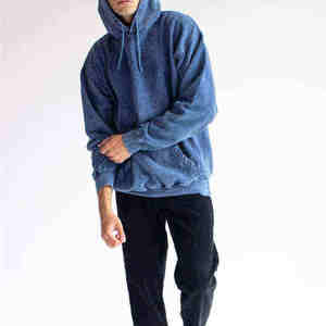 Sweatshirt à capuche pour hommes avec impression personnalisée Sweatshirts à capuche unisexes avec logo personnalisé Sweats à capuche unis pour hommes - Product Image 6