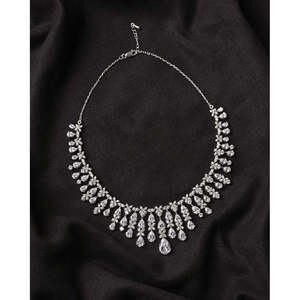 คลาร่า 925 สร้อยคอเงินแท้ คอลเลกชันสร้อยคอคริสตัลสุดหรู - Product Image 2