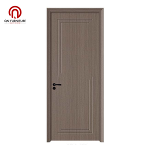 Puertas Interiores de Panel de Madera Compuesto con Núcleo Hueco, Venta Caliente de Fábrica, Puertas Interiores Precolgadas, Puertas de Baño de WPC y PVC - Product Image 5