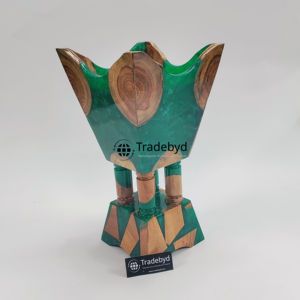 Brûleur à Bakhoor en bois et résine artisanal, diffuseur d'arômes de luxe, qualité supérieure pour la décoration intérieure, la méditation et les salles de bien-être - Product Image 1