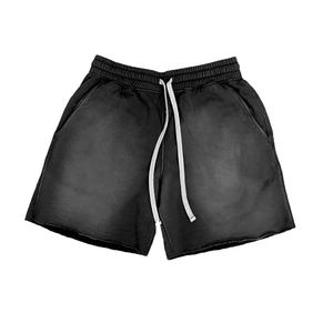 Men's High Street Summer <b>Shorts</b> Quick Dry Vintage Distressed Acid Washed Sun Faded Print Baggy Style Eco-friendly <b>Pockets</b> - Product Image 1