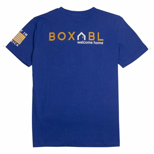 เสื้อยืดฟอกสีแบบน้ำกรดของผู้ชายเสื้อยืดผ้าฝ้ายเทอร์รี่หนัก300กรัมผ้าถักเย็บริมแบบสเปรย์ซัก - Product Image 4