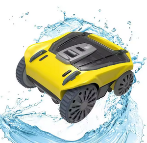 Limpiador de Piscinas Robótico Inalámbrico Ligero, Filtro Clorador, Aspiradora Automática con 300 Minutos de Autonomía, Rápido - Product Image 1