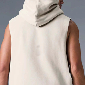 Sweat à capuche sans manches pour homme, hiver, 100% coton, séchage rapide, respirant, extensible, confortable pour la gym, le fitness, la musculation - Product Image 5