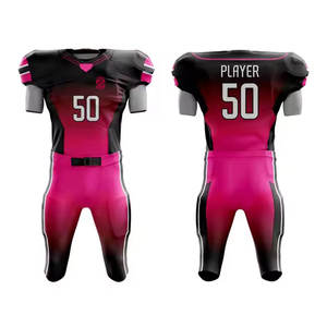 ชุดเครื่องแบบอเมริกันฟุตบอลระบายอากาศได้ดีแขนสั้นซับเหงื่อและแห้งเร็ว - Product Image 1