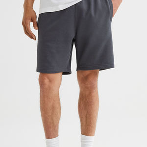 Pantalones cortos informales para hombre, pantalones cortos atléticos para entrenamiento, pantalones cortos de buena calidad para hombre, hechos a medida, 100% algodón, colores personalizados, liso teñido sólido - Product Image 2