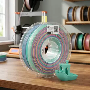 Filamento PLA Básico Arcoíris para Impresión 3D OEM/ODM, Producto Plástico de Alta Calidad de Fábrica, Opciones de 1KG/3KG/5KG/10KG, Superventas - Product Image 5