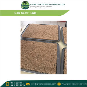 Exportateur mondial vendant des coussinets de culture en fibre de coco naturelle de la meilleure qualité 100% et en latex sur un côté pour la culture de petites plantes - Product Image 3