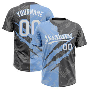 Maillots de softball unisexe pour entraînement, fitness, chemises à deux boutons, meilleure qualité en différentes couleurs de contraste, uniforme de sport d'équipe - Product Image 6
