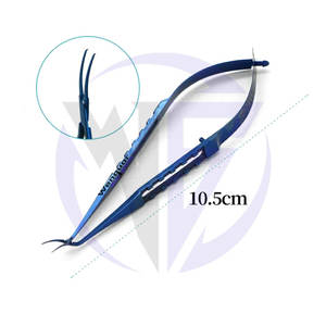 Pinzas Oftálmicas de Aleación de 12 cm y 1.5 cm con Forma de Arco para Capsulorrexis Angular y Avulsión de Lentes, Instrumentos de Titanio para Cirugía Ocular - Product Image 6