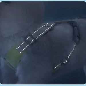 Correa de Pecho Transpirable de Nailon y Poliéster para Perros Pequeños/Medianos, Correa Ajustable Tipo Chaleco Reflectante para Perros, de Vietnam - Product Image 3