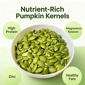 High-purity (99.9%) Premium Grade Raw Dried Pumpkin Seed <strong>Kernels</strong>; a Nutritious Non-GMO Snack for Snack Food Processing Plants - Product Image 4