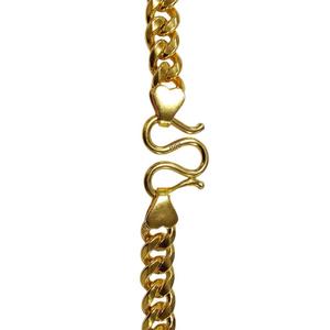 Vente en gros de collier chaîne cubaine en argent sterling plaqué or 24K 18K de haute qualité, 23,5 pouces, 7,5 mm, très vendu, pour hommes, fêtes, cadeaux - Product Image 5