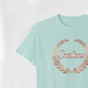 Camiseta Ligera de Manga Corta con Cuello Redondo para Hombre, Hecha a Medida, en Felpa Francesa, con Detalles de Borde Crudo, Transpirable, Tejido Ecológico de Secado Rápido - Product Image 3