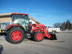 Tracteur agricole Kioti RX7340PC 4x4 de haute qualité à prix d'usine, tracteur à roues avec chargeur frontal 75 CV pour moteur - Product Image 2
