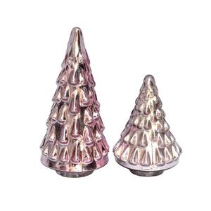 Árbol de Navidad de madera hecho a mano, árbol de Navidad de madera torneado a mano con estrella, decoración navideña de madera, adornos de madera de mango - Product Image 1