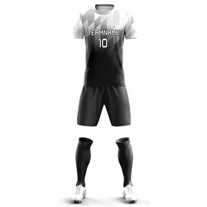 2025 nuevo diseño de ropa de fútbol con logotipo personalizado 100% poliéster precio bajo uniformes de fútbol hechos a medida para la venta - Product Image 2