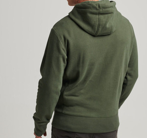 Vente en gros de sweat à capuche d'hiver de haute qualité pour hommes 100% coton polaire à fermeture éclair poche brodée dernière conception nouveauté - Product Image 2