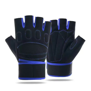 Guantes de Neopreno de Medio Dedo para Levantamiento de Pesas, Transpirables, con Cierre de Velcro, Diseño de Camuflaje, Unisex - Product Image 3
