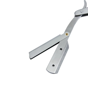 Maquinilla de Afeitar Facial de Alta Calidad al por Mayor, Marca Privada, Maquinilla de Afeitar de Metal Recta para Barba, Maquinilla de Afeitar de Seguridad para Hombres - Product Image 4