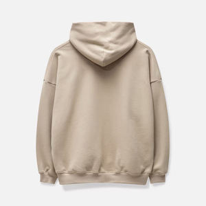 Sweat-shirts à capuche oversize en molleton 100 % coton pour hommes, avec épaules tombantes, impression personnalisée ODM, streetwear lourd avec logo pour l'hiver - Product Image 1