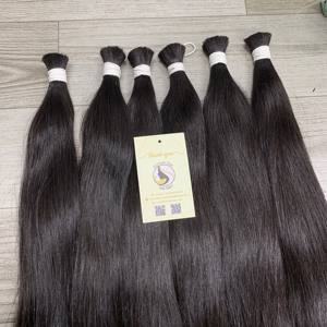 Extensiones de cabello suave a granel de doble cutícula alineada de alta calidad, envío rápido, cabello liso - Product Image 2