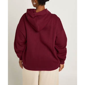 Sweat à capuche décontracté pour femme Sweat à capuche en polaire épaisse pour l'hiver Service de marque privée disponible - Product Image 2