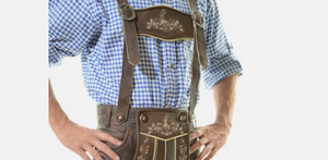 Pantalones cortos de color sólido informales para hombre Lederhosen Oktoberfest bávaro ajustado personalizado de calidad superior - Product Image 6