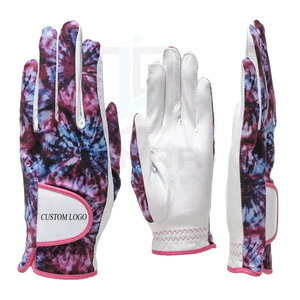 Cabretta-Guantes de golf de cuero para mujer, ligeros, piel de oveja, sublimación, agarre cósmico, comodidad y sin presión - Product Image 5