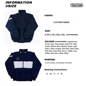 Chaqueta de Carreras de Moda, al por Mayor, con Logotipo Personalizado Bordado, Estilo Fórmula 1, Transpirable, 100% Algodón, para Verano e Invierno - Product Image 6