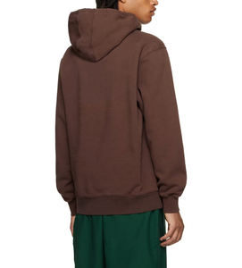 Sudadera con capucha para hombre de peso pesado con corte de hombro caído de gran tamaño y 100 por ciento de algodón estilo Athleisure Sudadera con capucha - Product Image 3