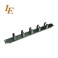 Accessoires réseau de montage en rack de serveur de gestion de câbles horizontaux 1U 19 pouces