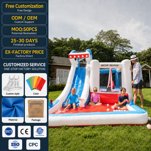 New Oxford Inflatable <strong>Water</strong> <strong>Slide</strong> CE EN71 Ball Pit Climbing Kids Jumping Castle Inflatable Backyard <strong>Garden</strong> Bouncy Castle Combo - Product Image 1