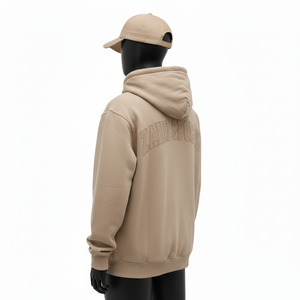 Women Pullover <b>Hoodie</b> Premium Quality 320 GSM Brushed Fleece Cotton Polyester <b>Sand</b> Tone Custom Logo women's basics <b>Hoodie</b> - Product Image 5