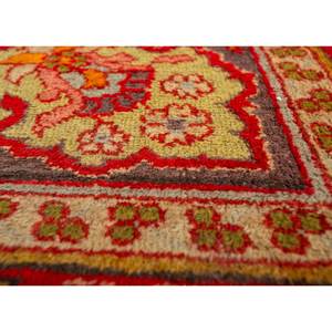 Tapis en laine noués à la main Aalam, motifs floraux et abstraits rouges et oranges, rectangulaires 9x12 pour salon et chambre à coucher - Pae-5531 - Product Image 3