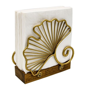 Black Metal Napkin Storage Holder With Superior Quality <b>Wedding</b> Tableware Decor Napkin Holder at Affordable Price - Product Image 6