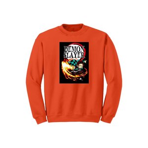 Sweat-shirt décontracté 100% coton pour femmes Collection Anime d'hiver col rond personnalisable poitrine impression 280gsm + ODM Logo doublé sur le devant - Product Image 2