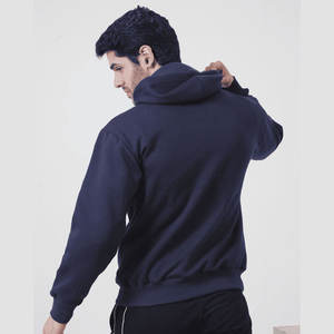 Venta caliente Zip up Streetwear Cremallera Doble Zip Polar Fleece Heavy Weight Hoodie Hombres Hoodies - Product Image 2
