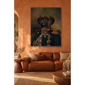 Impression sur toile de l'uniforme de maréchal bleu marine Fida - Product Image 5