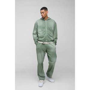 Survêtements pour hommes, ensemble 2 pièces, survêtements de jogging actifs, survêtements à manches longues, survêtements décontractés à fermeture éclair, tenues de sport pour l'entraînement - Product Image 1