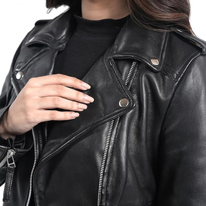 Veste matelassée en cuir de vache véritable pour homme, longueur classique, écologique, tendance, collection 2025 - Product Image 2